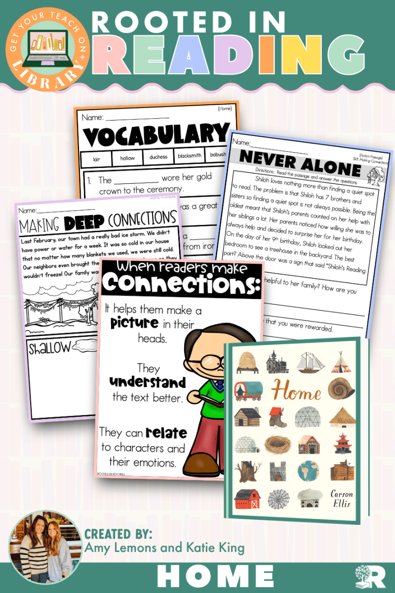 Rooted in Reading: Home Read Aloud Activities | Reading Comprehension for Making Connections - Shop GYTO - Get Your Teach On