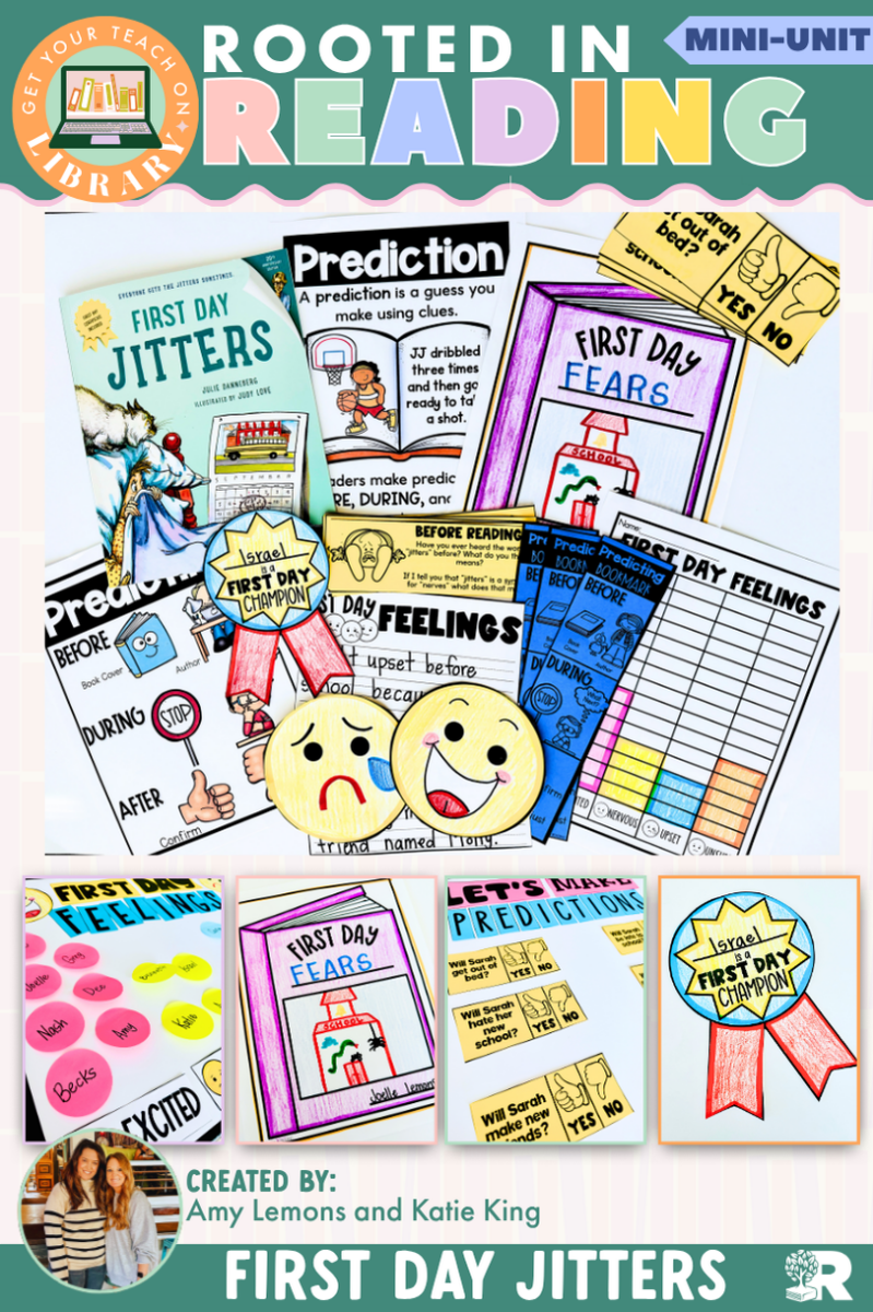 Rooted in Reading Mini Resource: First Day Jitters - Shop GYTO - Get Your Teach On