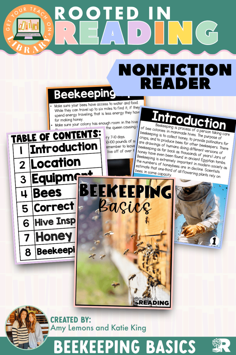 Rooted in Reading Nonfiction Reader: Beekeeping Basics - Shop GYTO - Get Your Teach On