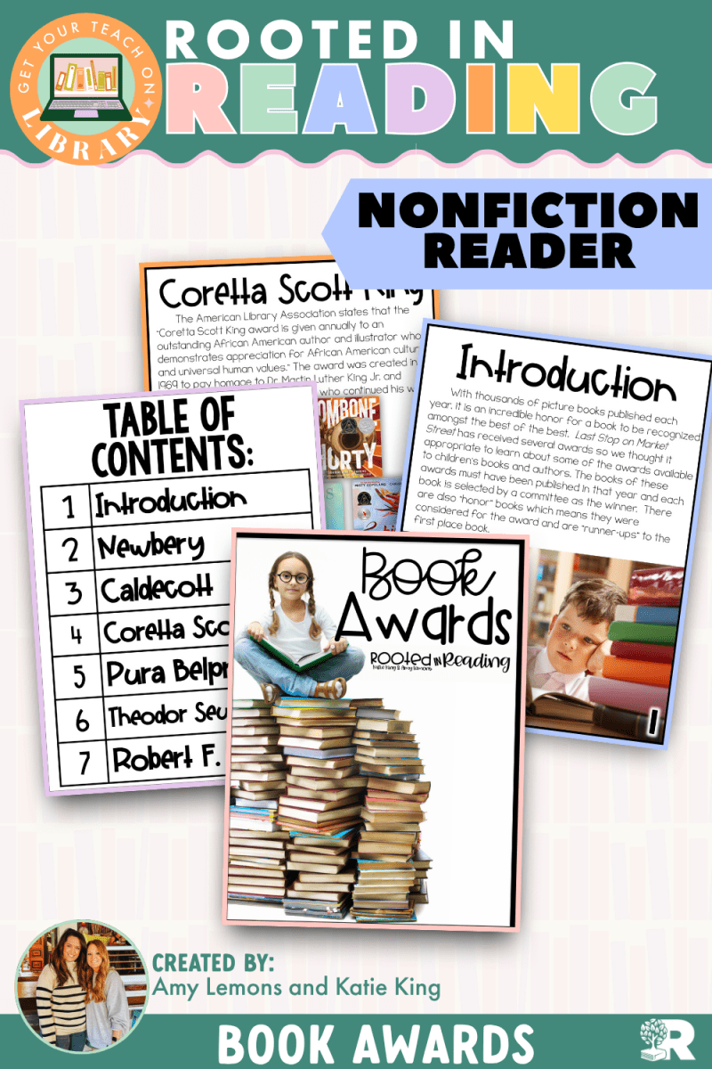 Rooted in Reading Nonfiction Reader: Book Awards - Shop GYTO - Get Your Teach On