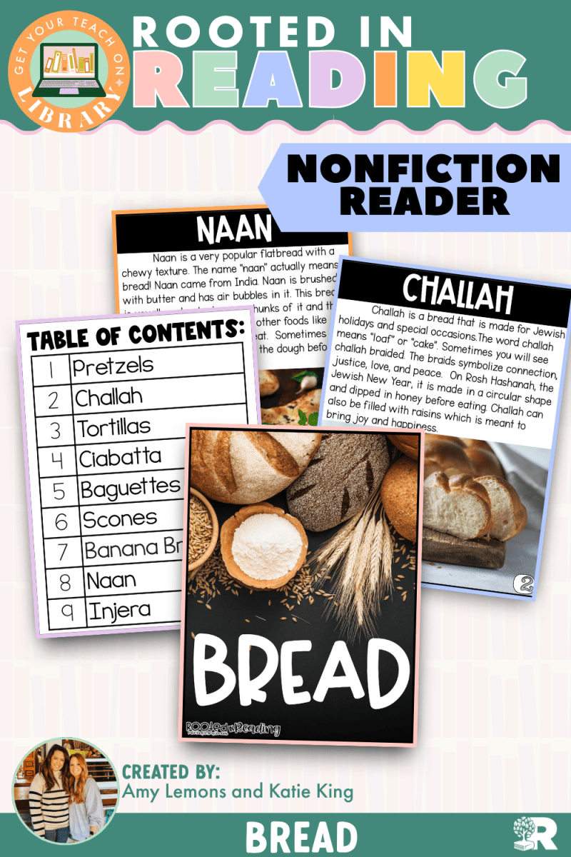 Rooted in Reading Nonfiction Reader: Bread - Shop GYTO - Get Your Teach On