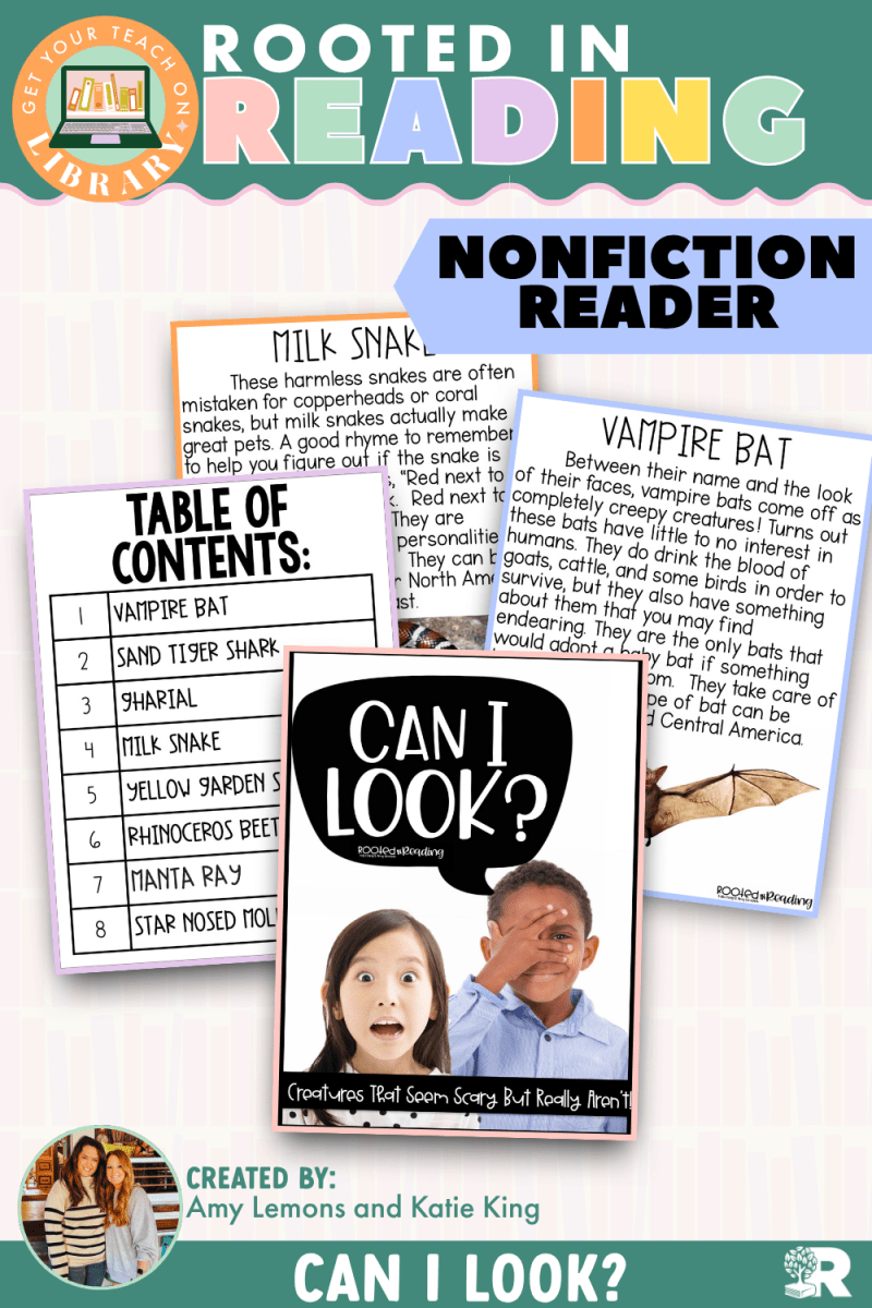 Rooted in Reading Nonfiction Reader: Can I Look? - Shop GYTO - Get Your Teach On