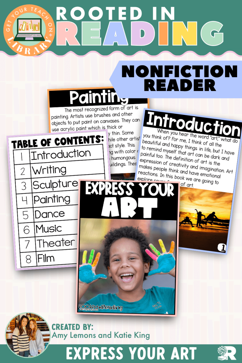 Rooted in Reading Nonfiction Reader: Express Your Art - Shop GYTO - Get Your Teach On