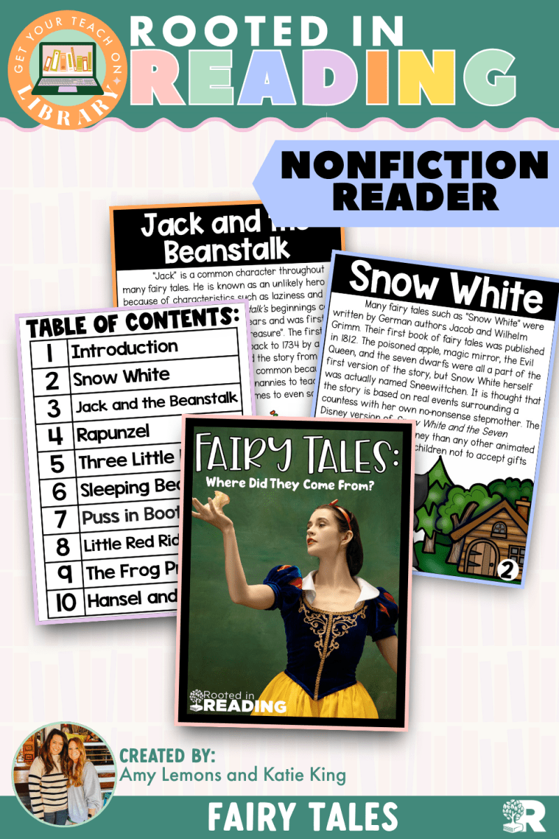 Rooted in Reading Nonfiction Reader: Fairy Tales: Where Did They Come From? - Shop GYTO - Get Your Teach On