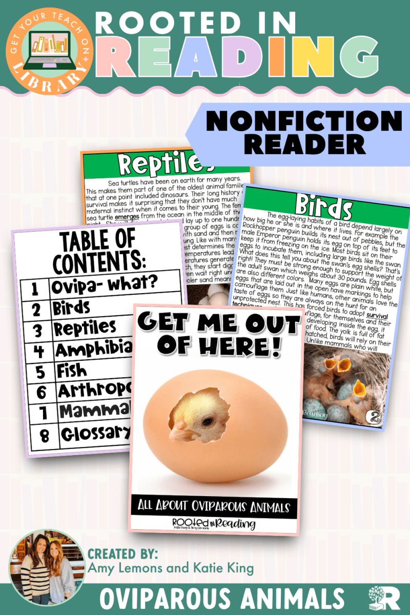 Rooted in Reading Nonfiction Reader: Get Me Out of Here! - Shop GYTO - Get Your Teach On