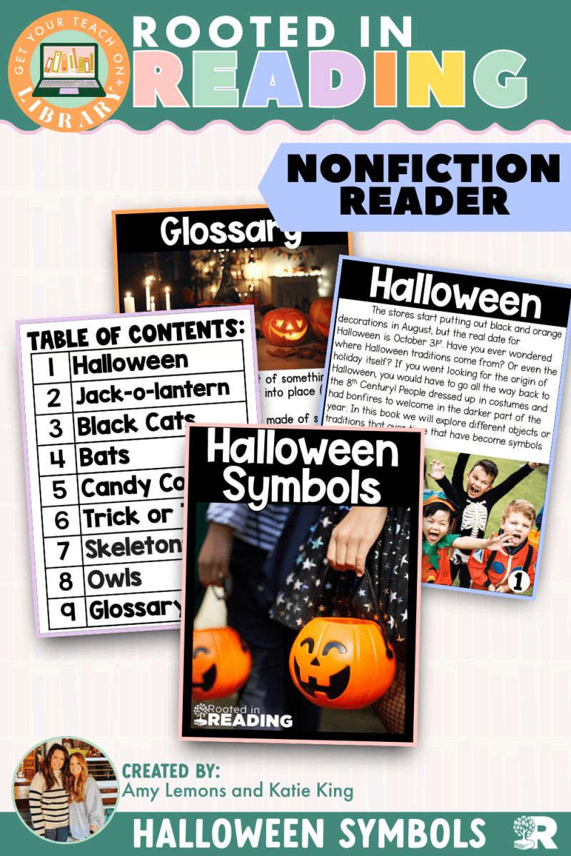 Rooted in Reading Nonfiction Reader: Halloween Symbols - Shop GYTO - Get Your Teach On
