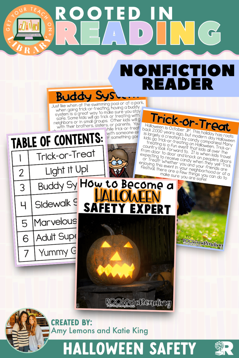 Rooted in Reading Nonfiction Reader: How to Become a Halloween Safety Expert - Shop GYTO - Get Your Teach On