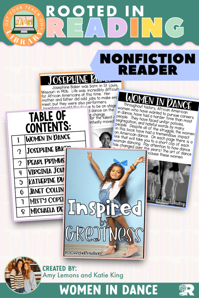 Rooted in Reading Nonfiction Reader: Inspired by Greatness - Shop GYTO - Get Your Teach On