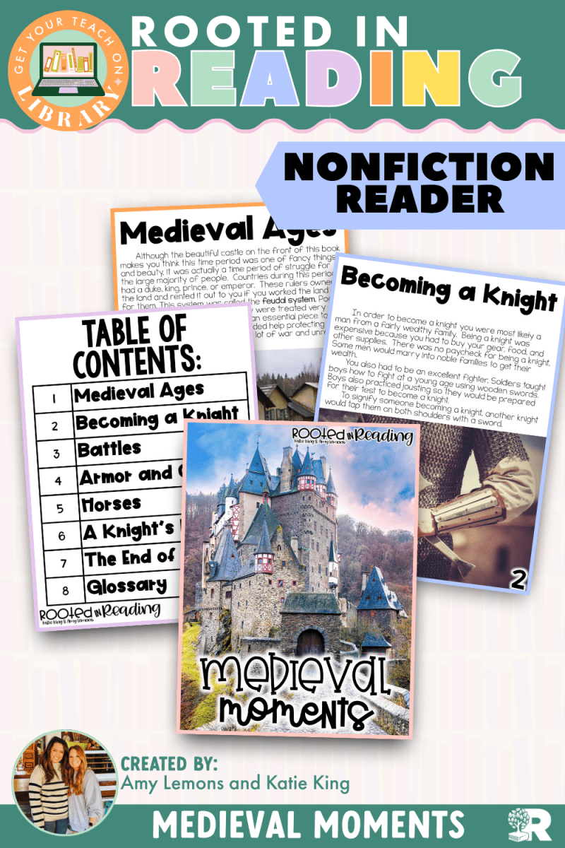 Rooted in Reading Nonfiction Reader: Medieval Moments - Shop GYTO - Get Your Teach On