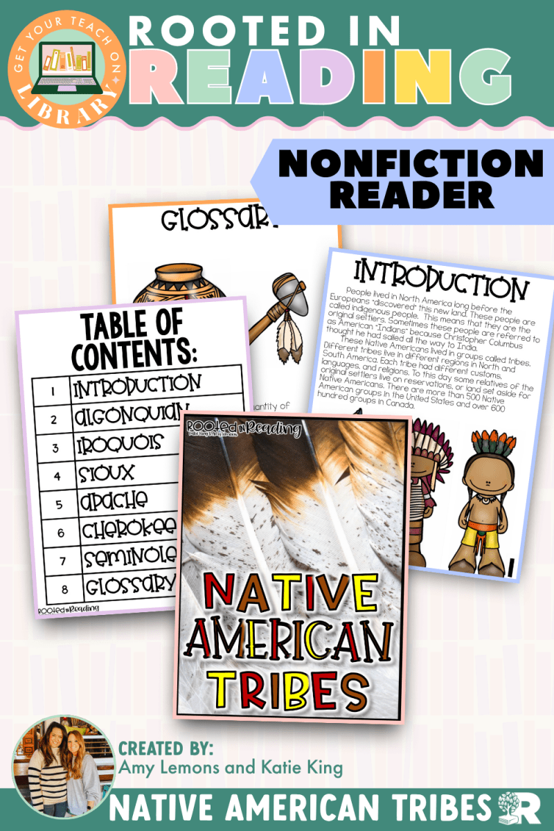 Rooted in Reading Nonfiction Reader: Native American Tribes - Shop GYTO - Get Your Teach On