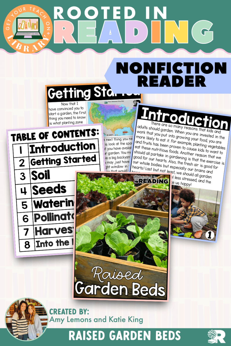 Rooted in Reading Nonfiction Reader: Raised Garden Beds - Shop GYTO - Get Your Teach On
