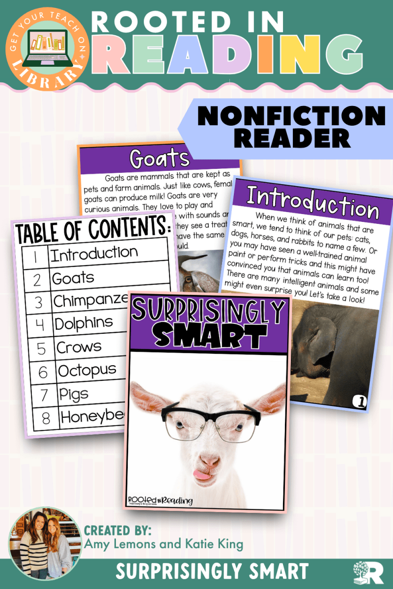 Rooted in Reading Nonfiction Reader: Surprisingly Smart - Shop GYTO - Get Your Teach On