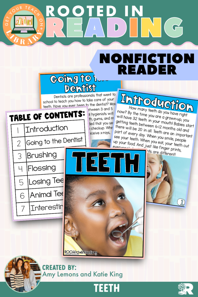 Rooted in Reading Nonfiction Reader: Teeth - Shop GYTO - Get Your Teach On