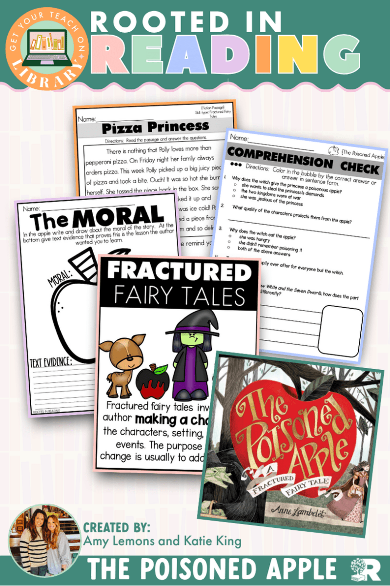 Rooted in Reading: The Poisoned Apple Read Aloud Activities | Reading Comprehension for Fairy Tales - Shop GYTO - Get Your Teach On