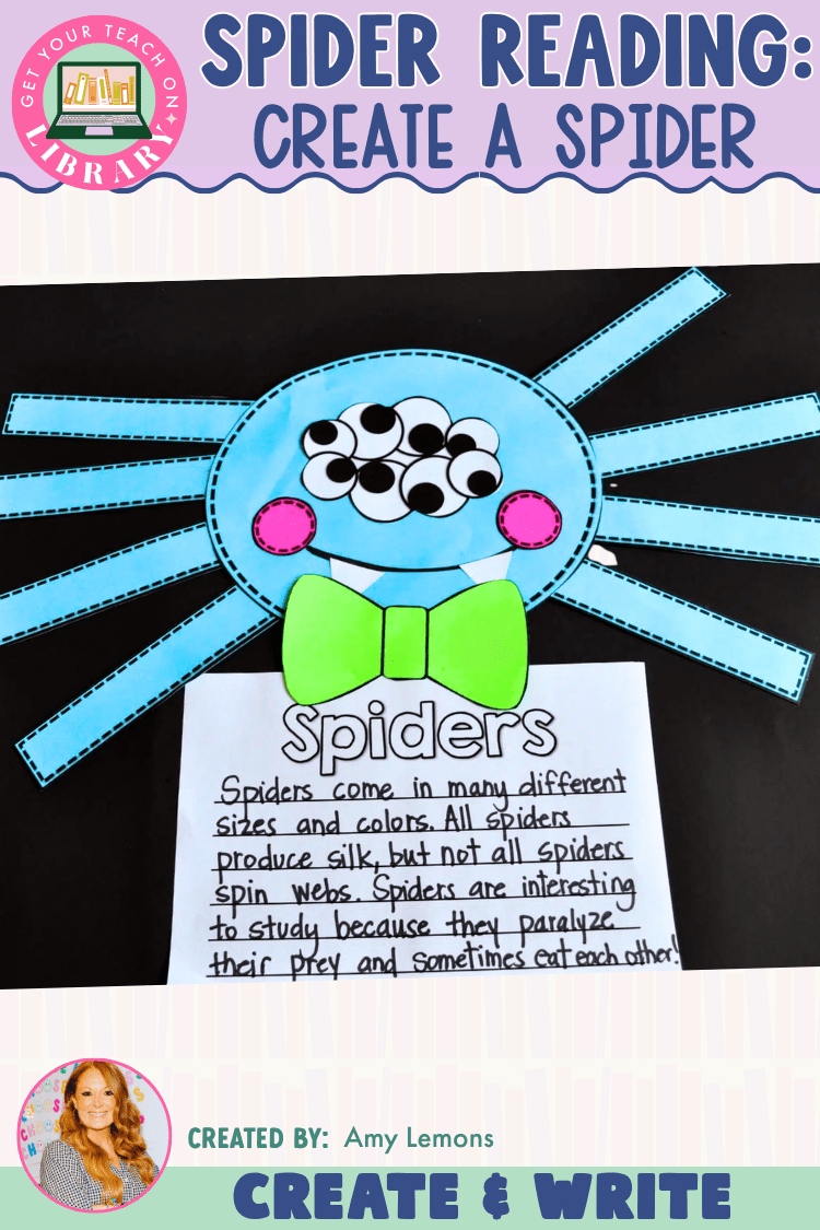 Spider Craft & Informational Writing Activity - Shop GYTO - Get Your Teach On