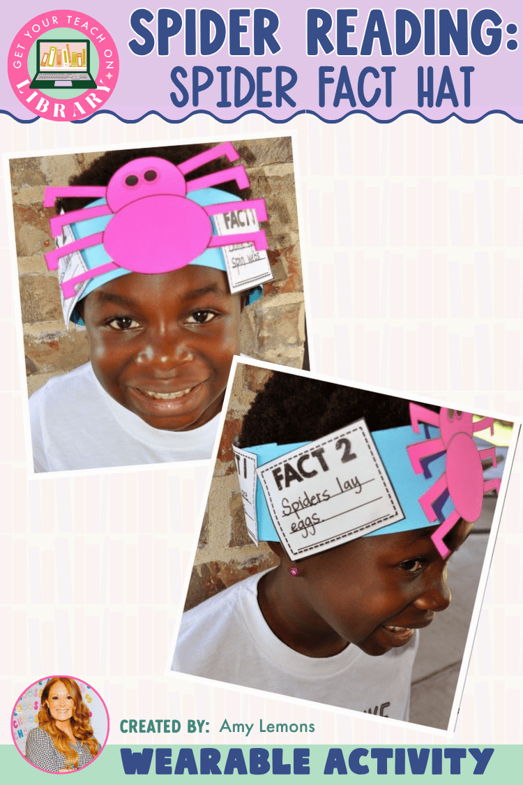 Spider Fact Hat | Spider Research Wearable Activity - Shop GYTO - Get Your Teach On
