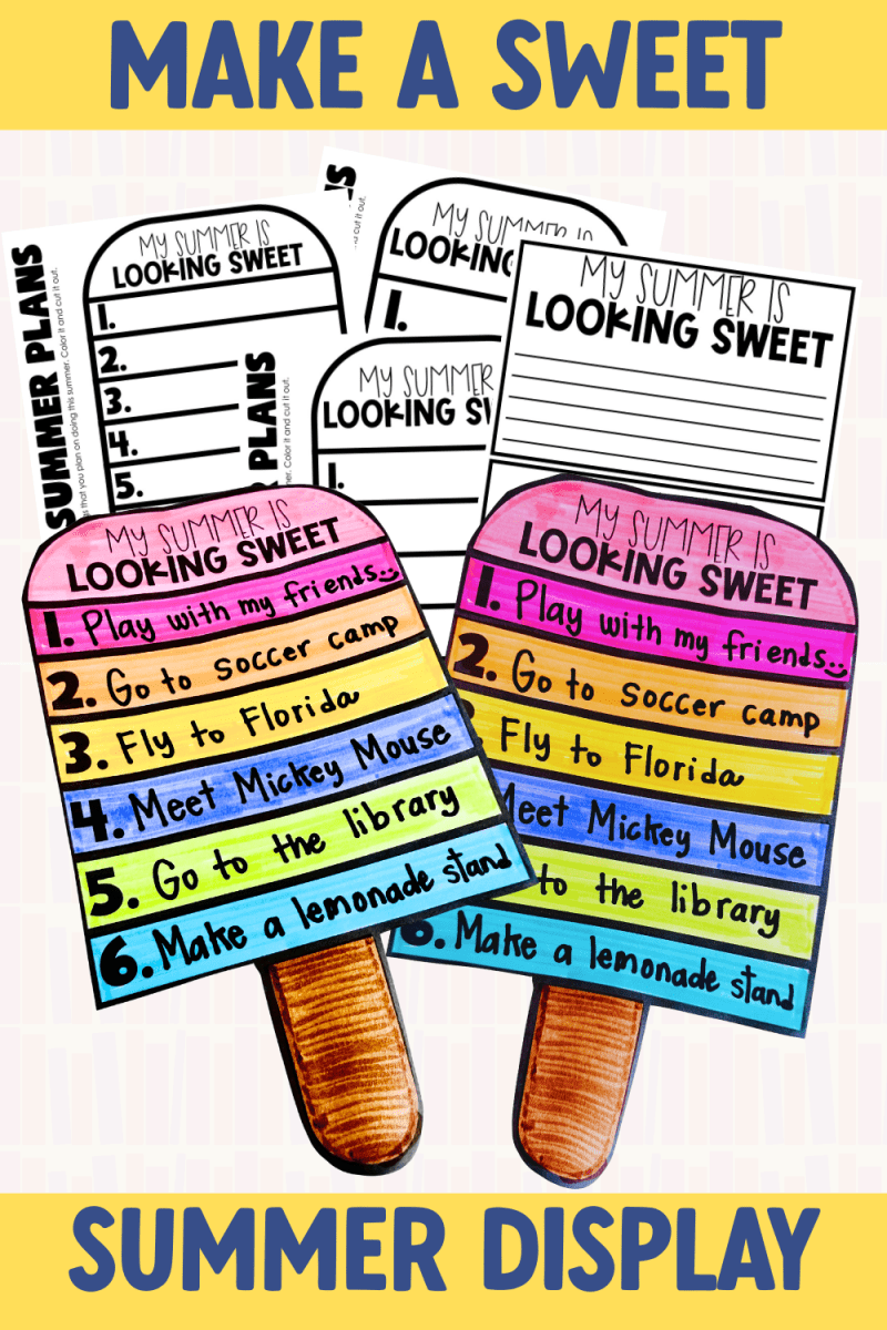 Summer Creative Writing Projects for the End of the Year - Shop GYTO - Get Your Teach On