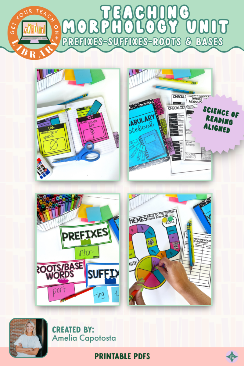 Teaching Morphology Unit with Prefixes, Roots, and Suffixes - Shop GYTO - Get Your Teach On