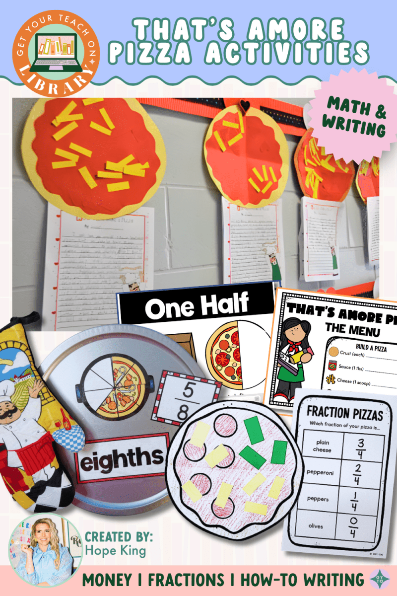 That's Amore Pizzeria Activities | Pizza Fractions | Counting Money | How - To Writing - Shop GYTO - Get Your Teach On