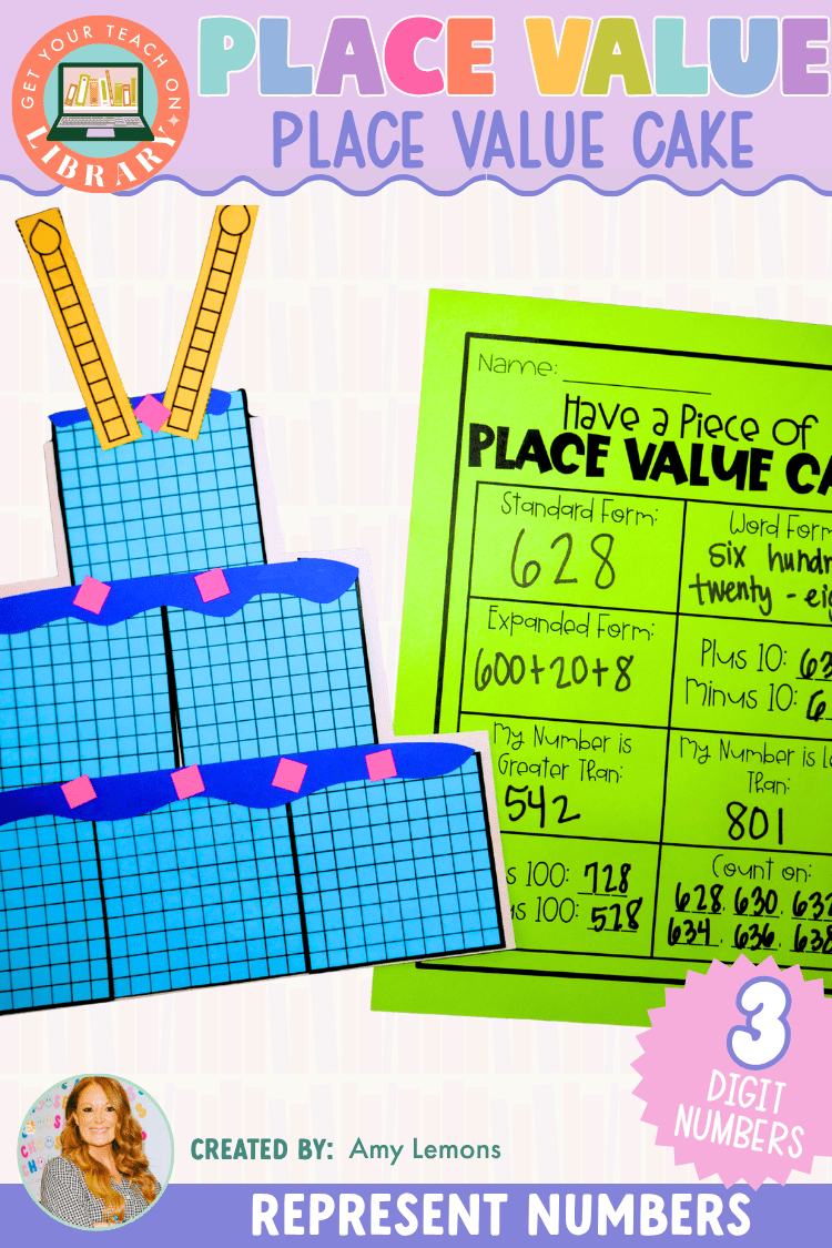 Three-Digit Place Value Party Activity: Place Value Cake - Shop GYTO - Get Your Teach On
