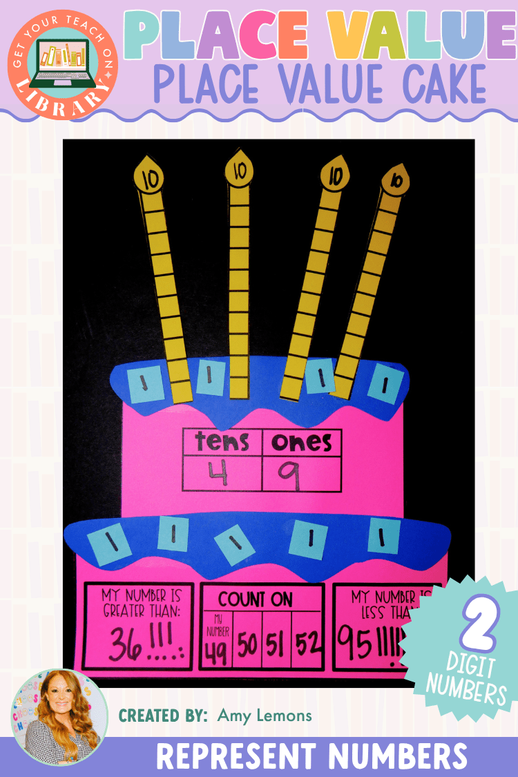 Two-Digit Place Value Party Activity: Place Value Cake Craft - Shop GYTO - Get Your Teach On