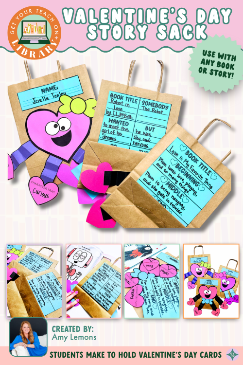 Valentine's Day Bag and Story Retell Activity - Shop GYTO - Get Your Teach On