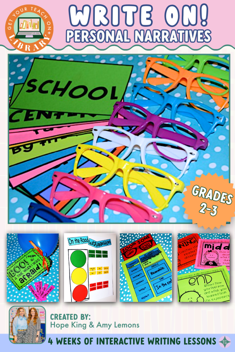 Write On! 2nd & 3rd Grade for Personal Narrative Writing & The Writing Process - Shop GYTO - Get Your Teach On
