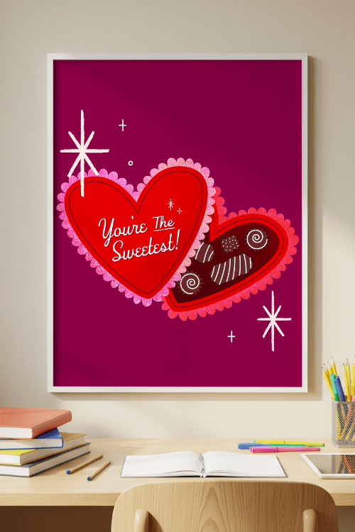 You're The Sweetest Poster – printable inspirational classroom decor by Get Your Teach On