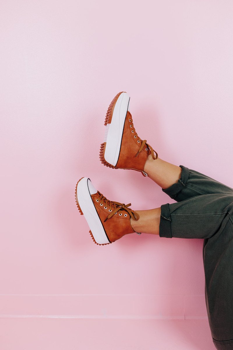 Brown Platform Chunky Sneaker - GYTO Collective - Get Your Teach On