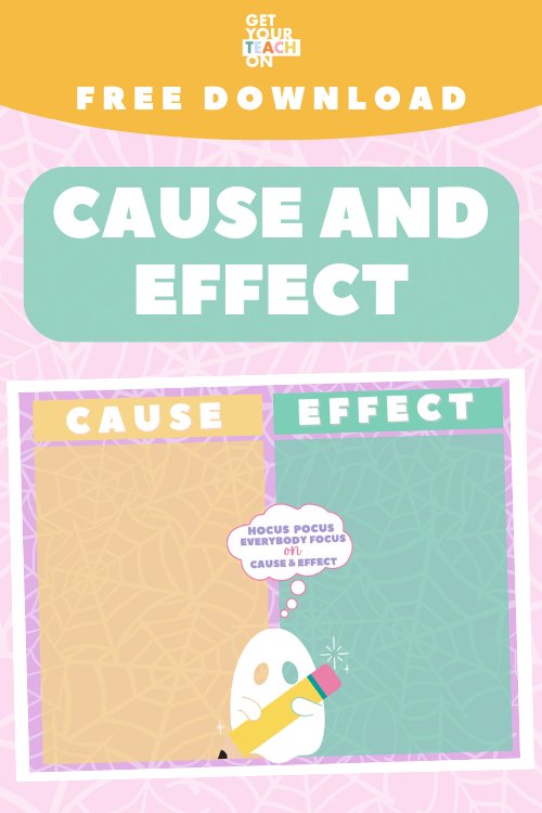Cause and Effect Mat - Halloween Freebie - GYTO Collective - Get Your Teach On