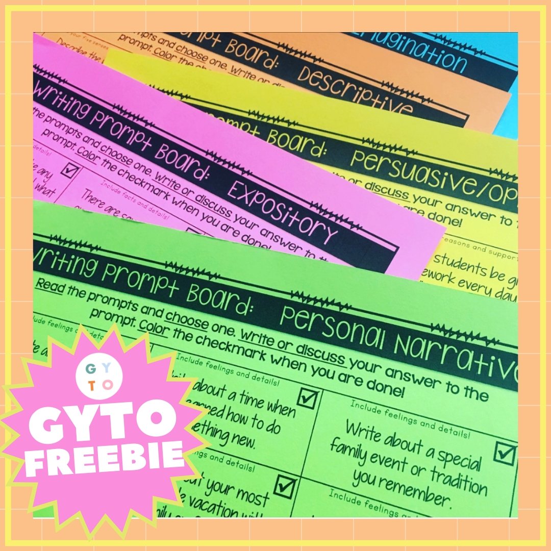 Choice Boards Free Resource - GYTO Collective - Get Your Teach On