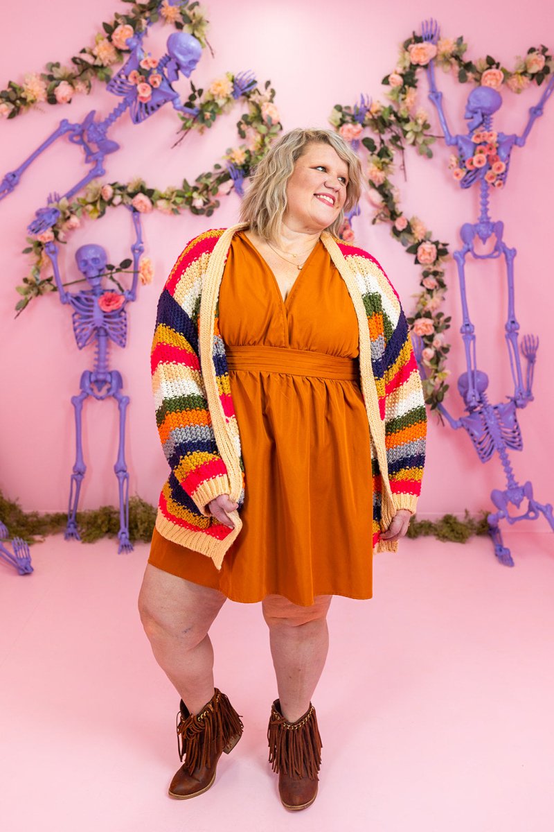 Chunky Multi Color Cozy Knit Cardigan - GYTO Collective - Get Your Teach On