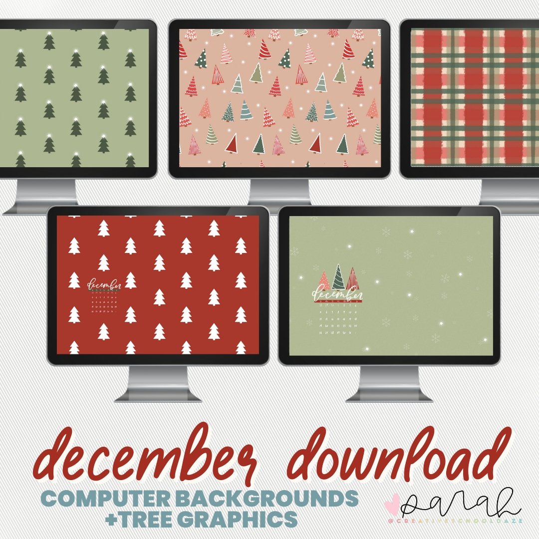 December Backgrounds & Graphics