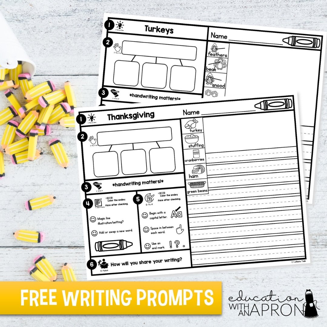 Free Writing Prompts (20 Pack)