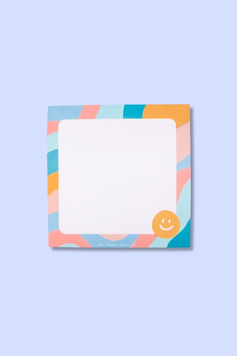 Groovy Smiley Reminder Sticky Notes - GYTO Collective - Get Your Teach On