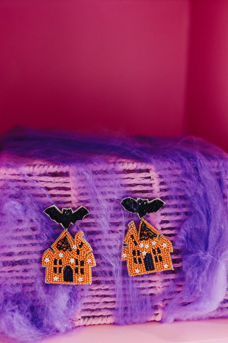 Haunted House Earrings - GYTO Collective - Get Your Teach On