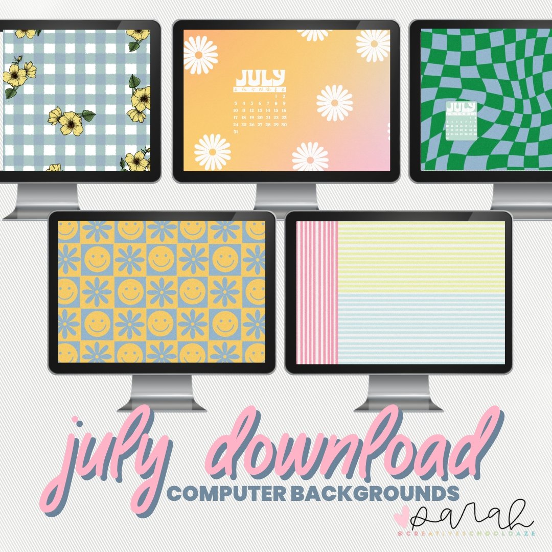July Backgrounds & Graphics