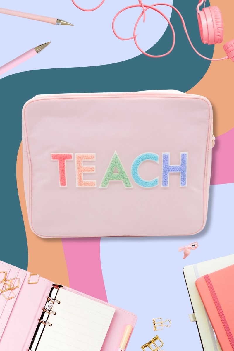Pink Mary Poppins TEACH Pouch - GYTO Collective - Get Your Teach On