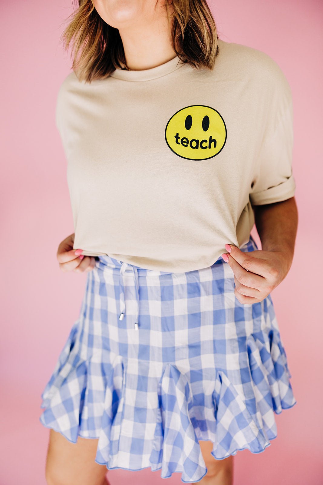 Pocket Smiley Tee - GYTO Collective - Get Your Teach On