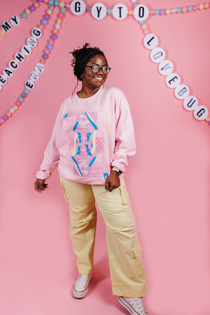 Queen of the Classroom Pastel Sweatshirt - GYTO Collective - Get Your Teach On