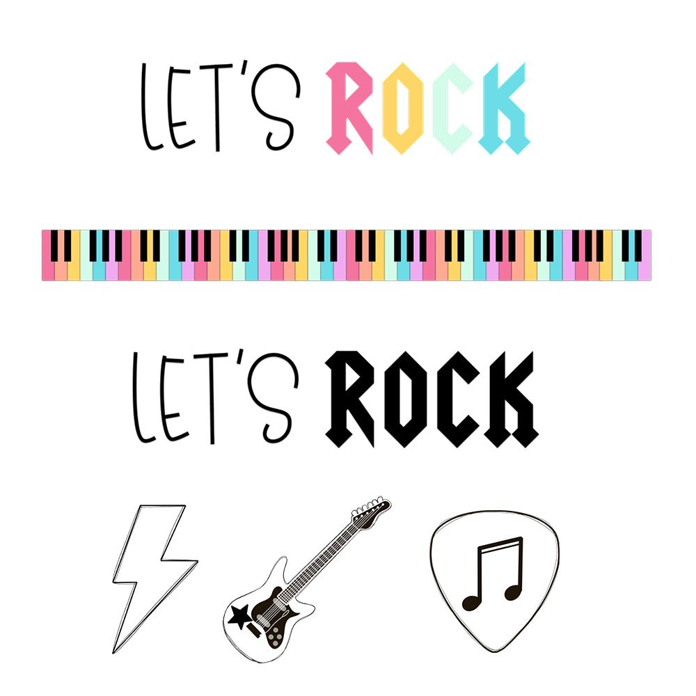 Rock Your School Graphics & Backgrounds (50-Pack)