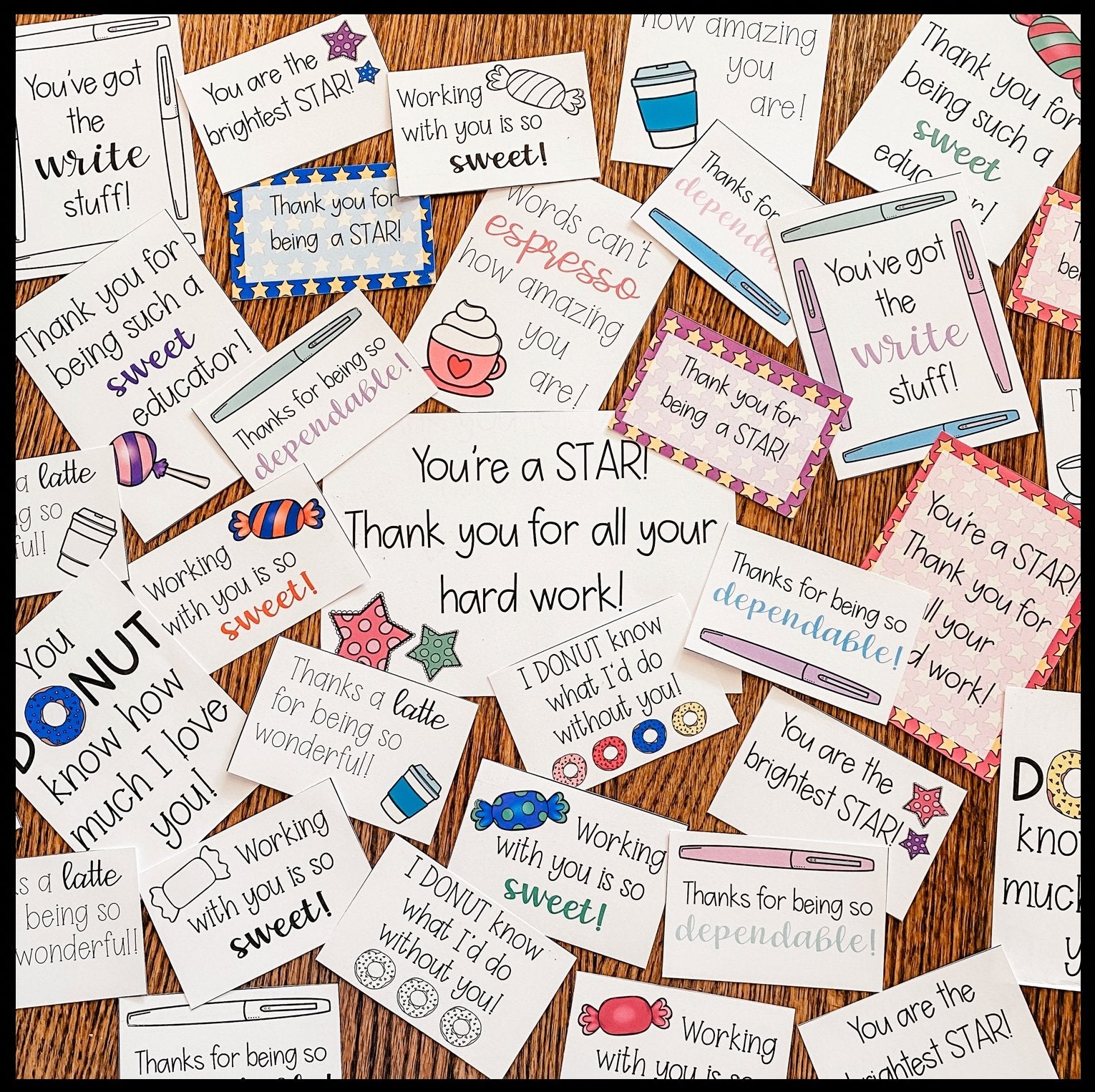 Teacher Appreciation Cards