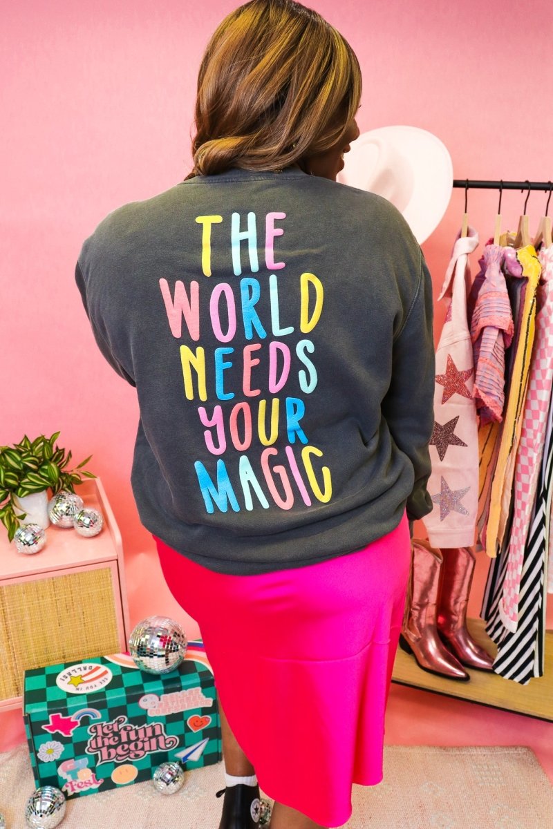 The World Needs Your Magic Crewneck (Pre-Order) - GYTO Collective - Get Your Teach On