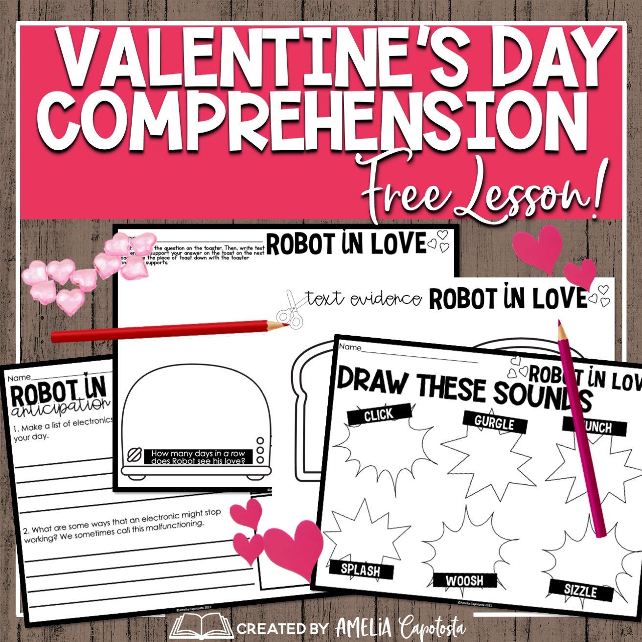 Valentine's Day FREE Comprehension Lesson