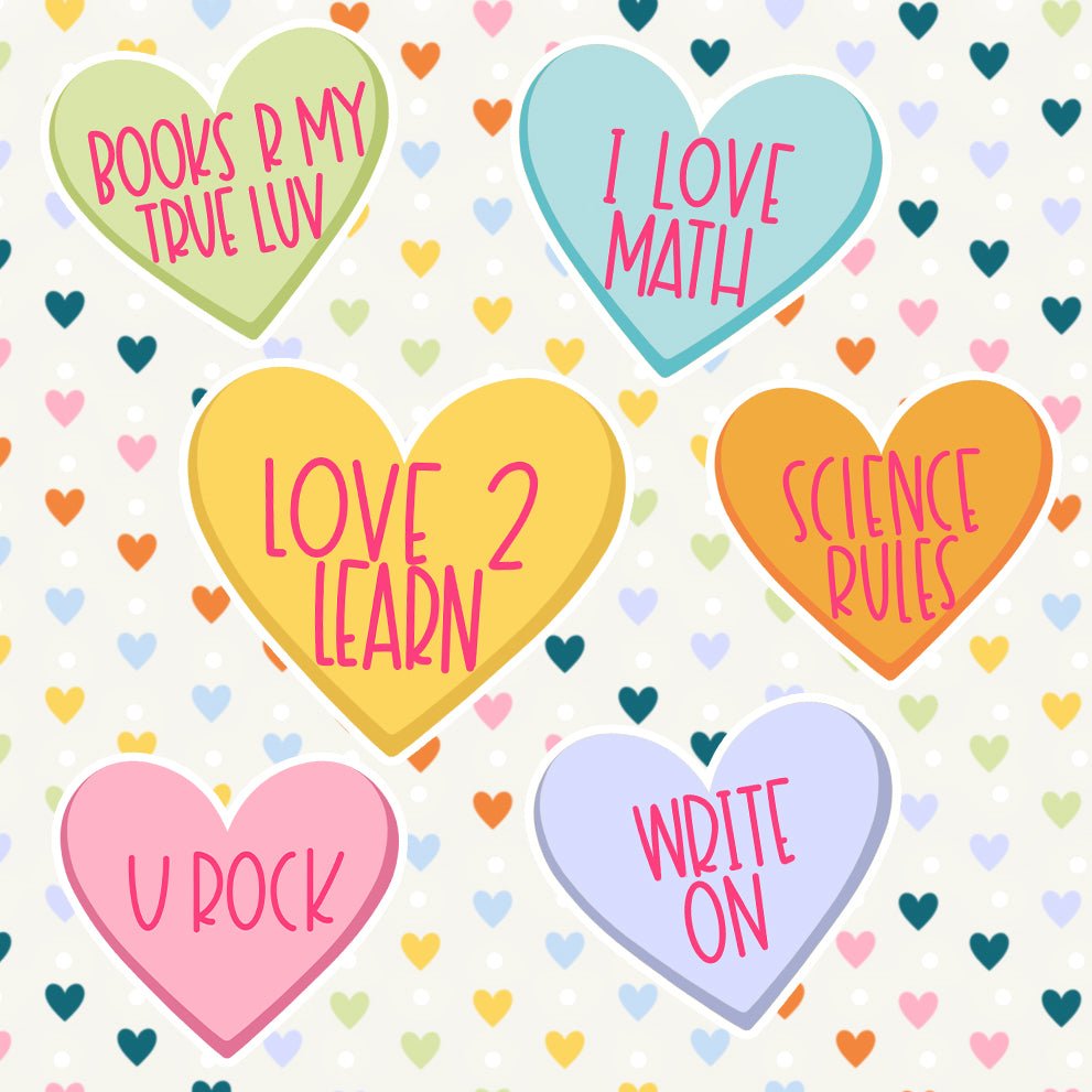 Valentine's Day Graphics & Backgrounds (12 Pack)